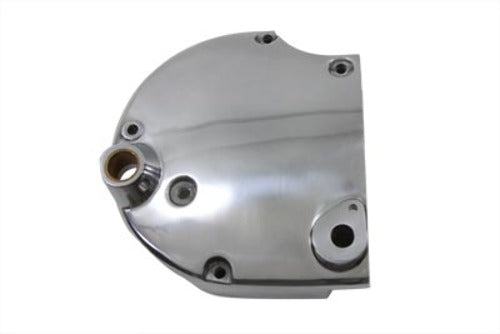 Vtwin Chrome Sprocket Cover fits 1977-1978 Harley Sportster Kick Electric Start
