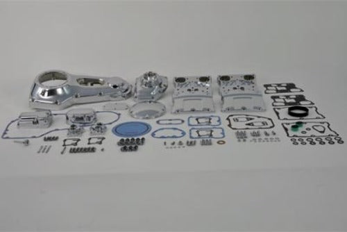 Vtwin Chrome Engine Dress Up Kit 2001-2006 Harley Davidson Softail FXST FLST