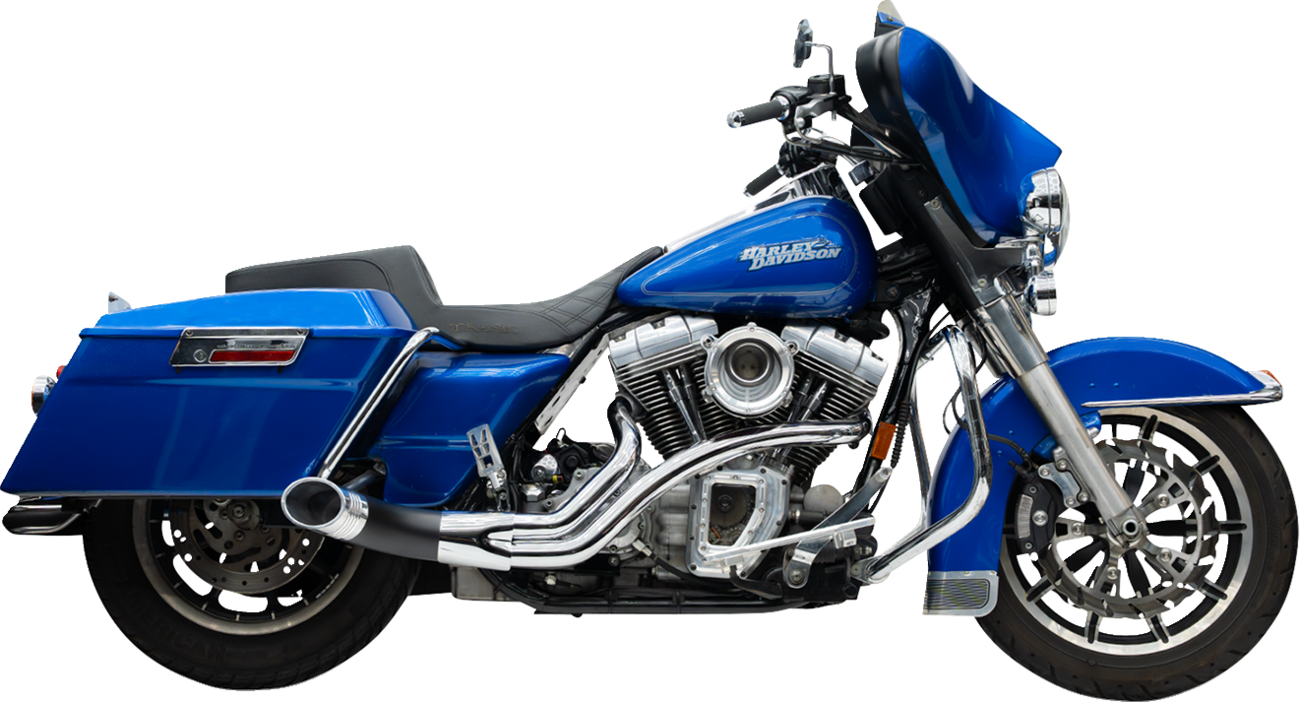 Trask Up Yours 2-1 Chrome Exhaust System fits 1999-2016 Harley Touring TM-5740CH