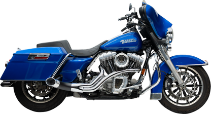 Trask Up Yours 2-1 Chrome Exhaust System fits 1999-2016 Harley Touring TM-5740CH