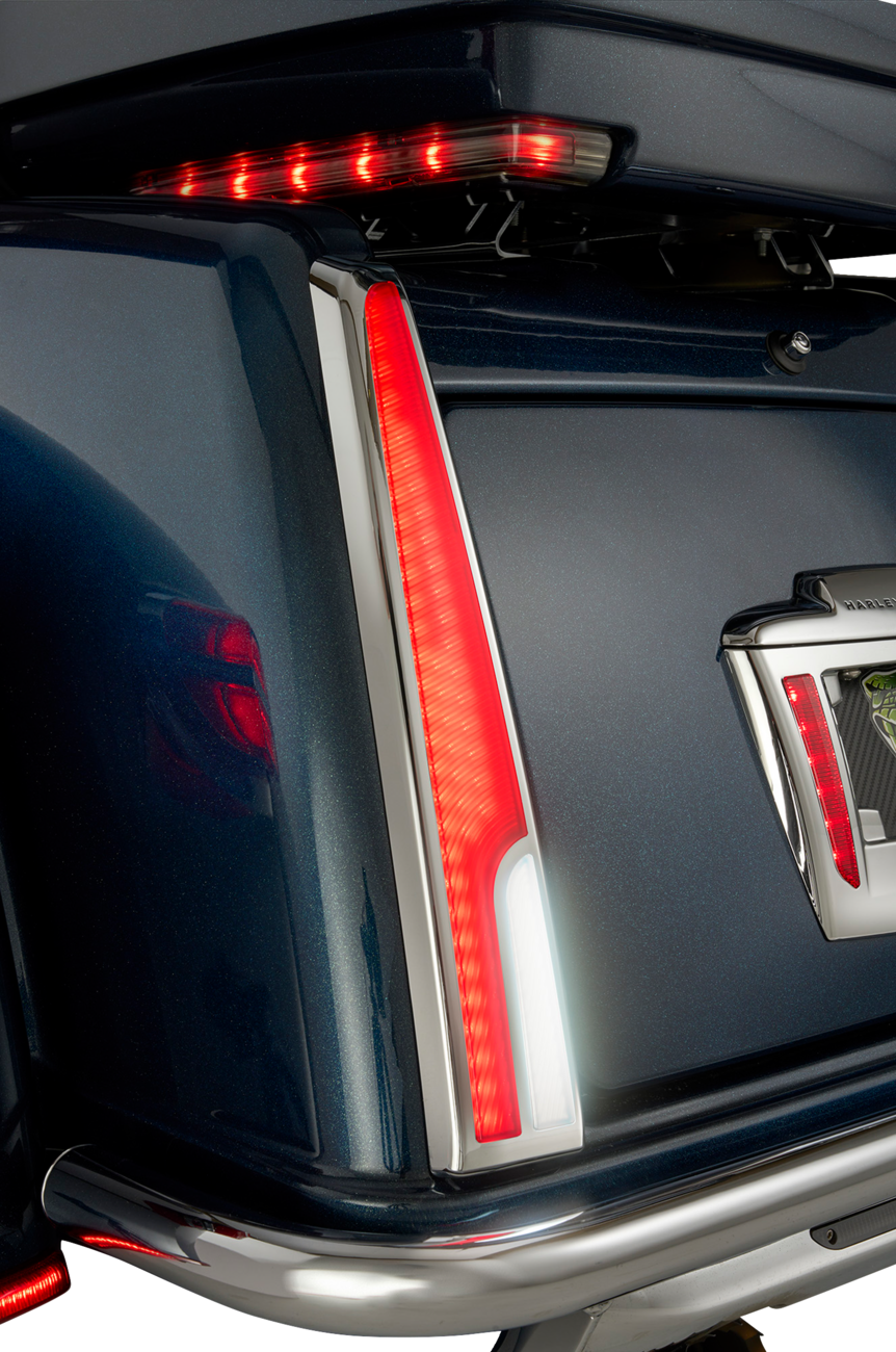 Ciro Calade LED Chrome Taillight Kit fits 2014-2024 Harley Tri Glide FLHTCUTG