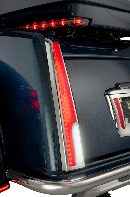 Ciro Calade LED Chrome Taillight Kit fits 2014-2024 Harley Tri Glide FLHTCUTG