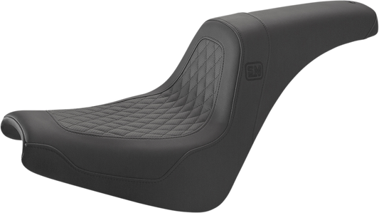 Saddlemen Speed Merchant Pro Diamond Seat for 2018-2025 Harley Softail FXBB FXST