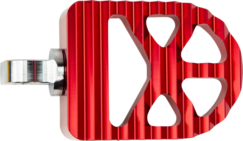 Harddrive Gripmax Red Universal Motorcycle Driver Aluminum Footpegs Harley