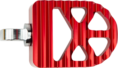 Harddrive Gripmax Red Universal Motorcycle Driver Aluminum Footpegs Harley