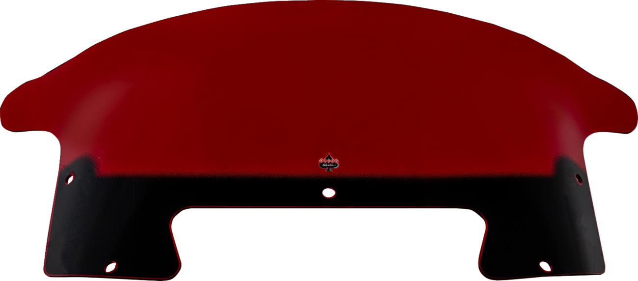 Klock Werks 9" Red Flare Windshield fits 2025-2026 Indian Powerplus Models