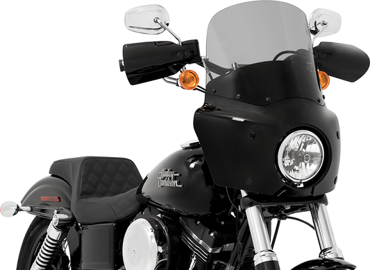 Memphis Shades Road Warrior 13" Tinted Fairing Windshield for Harley Davidson