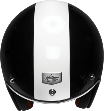 Thor Hallman Mccoy Open Face Black White Motorcycle Riding Street Helmet