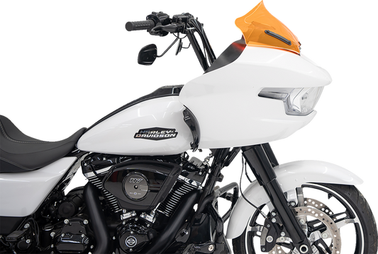 Klock Werks Kolor Flare 10" Orange Ice Windshield for 2023-25 Harley Road Glide