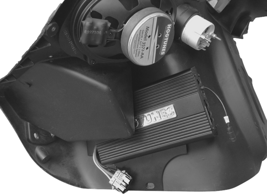Hogtunes Motorcycle Fairing Amplifier Adapter Mount 1998-2013 Harley Road Glide