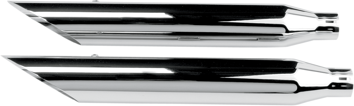 Khrome Werks 3" HP-Plus Chrome Slip on Mufflers for 1991-05 Harley Dyna FXD FXDC