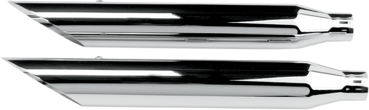 Khrome Werks 3" HP-Plus Chrome Slip on Mufflers for 1991-05 Harley Dyna FXD FXDC