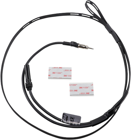 J&M Passive Flex Power Hide Away Antenna for 1989-2013 Harley Touring Models