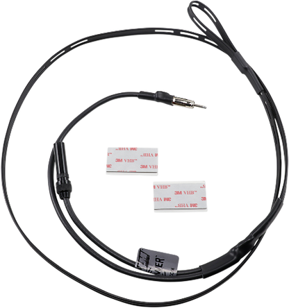 J&M Passive Flex Power Hide Away Antenna for 1989-2013 Harley Touring Models