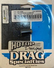 Drag Specialties Black Motorcycle Stock Antenna Stud Cap fits Harley Davidson
