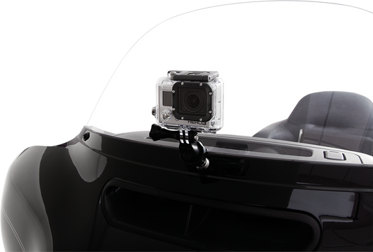 Ciro Black Motorcycle Go Pro Camera Mount fits Harley Davidson