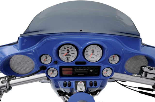Klock Werks Front Fairing Speaker Grilles 1996-2013 Harley Touring FLHT FLHX