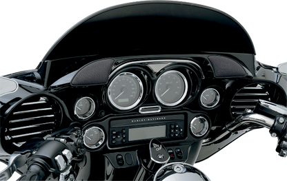 Hogtunes Hogpod Fiaring Dash Trim Tweeter Speaker Pod for 1998-13 Harley Touring