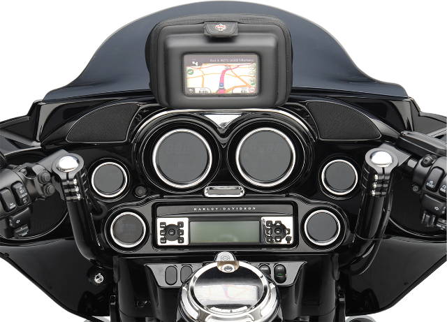 Hogtunes Hogpod Fiaring Dash Trim Tweeter Speaker Pod for 1998-13 Harley Touring