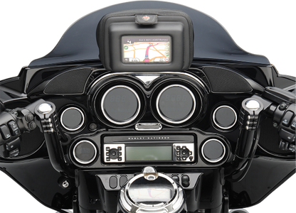 Hogtunes Hogpod Fiaring Dash Trim Tweeter Speaker Pod for 1998-13 Harley Touring