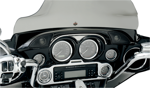 Hogtunes Hogpod Fiaring Dash Trim Tweeter Speaker Pod for 1998-13 Harley Touring