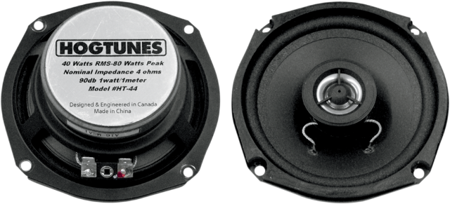 Hogtunes 4.25" Front Replacement Speakers fits 1985-1996 Harley Touring Dressers