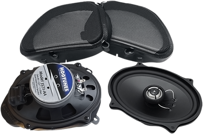 Hogtunes Black 5x7 Front Fairing Speakers 2006-2013 Harley Touring Road Glide