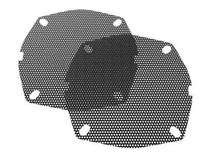 Hogtunes Black Front Gloss Mesh Speaker Grill fits 1996-2013 Harley Touring