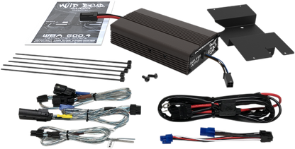 Wild Boar Black Hogtunes 300 Watt Amplifier Kit 2014-2023 Harley Touring Models
