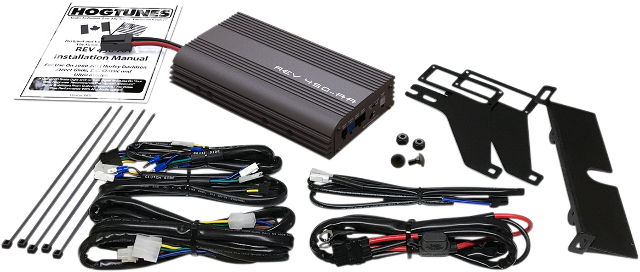 Hogtunes Rev Series 4 Channel Stereo Amplifier 2000-2013 Harley Touring Models