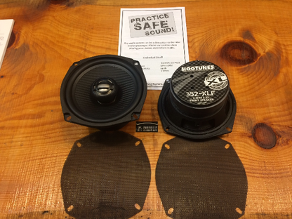 Hogtunes Xl Series 2 Ohm Front Fairing Speakers 1998-2013 Harley Touring Models
