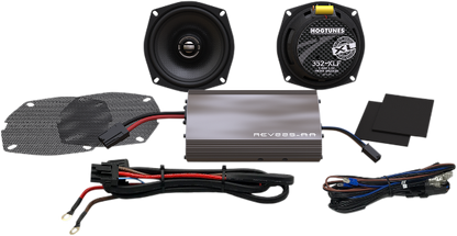 Hogtunes Rev 225 Watt 5.25" Front Speaker Kit 1998-2013 Harley Touring FLHX FLHT