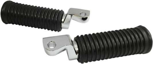 Drag Specialties Chrome Soft Ride Folding Foot Pegs for 2008-21 Harley Sportster