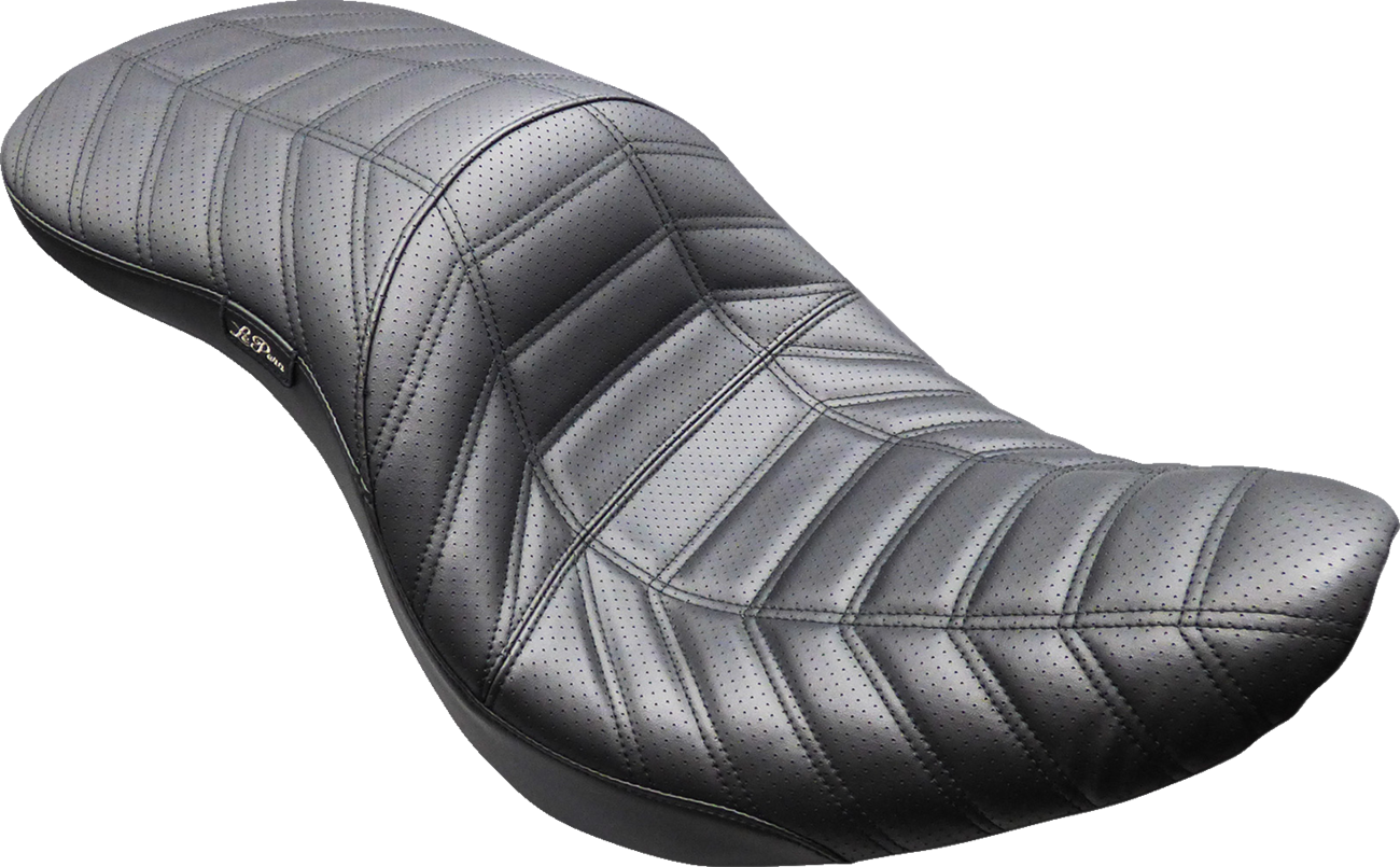 Le Pera Maverick Track Pleated Seat fits 2018-2025 Harley Softail FXLRST FLSB