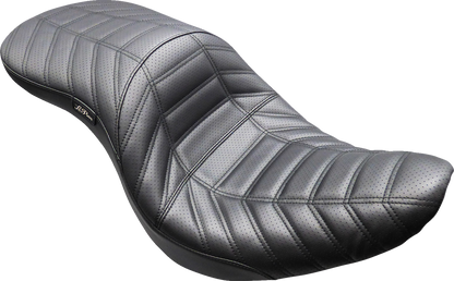 Le Pera Maverick Track Pleated Seat fits 2018-2025 Harley Softail FXLRST FLSB