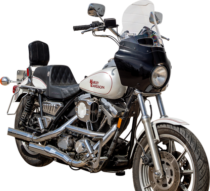 Klock Werks 15" Flare Clear Vented Road Warrior Fairing Motorcycle Windshield
