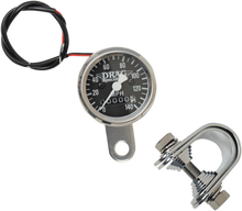 Drag Specialties Small 1 7/8" Mechanical LED Speedo Speedometer Harley Davidson
