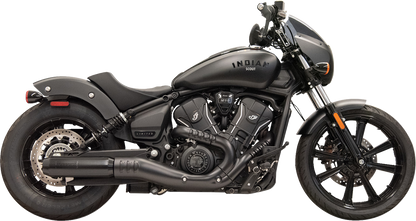 Bassani 4" Black Slip On Exhaust Muffler fits 2025 Indian Scout Bobber Classic
