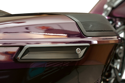 Kodlin Vektor Black Saddlebag Latch Covers for 2023-26 Harley Road Street Glide