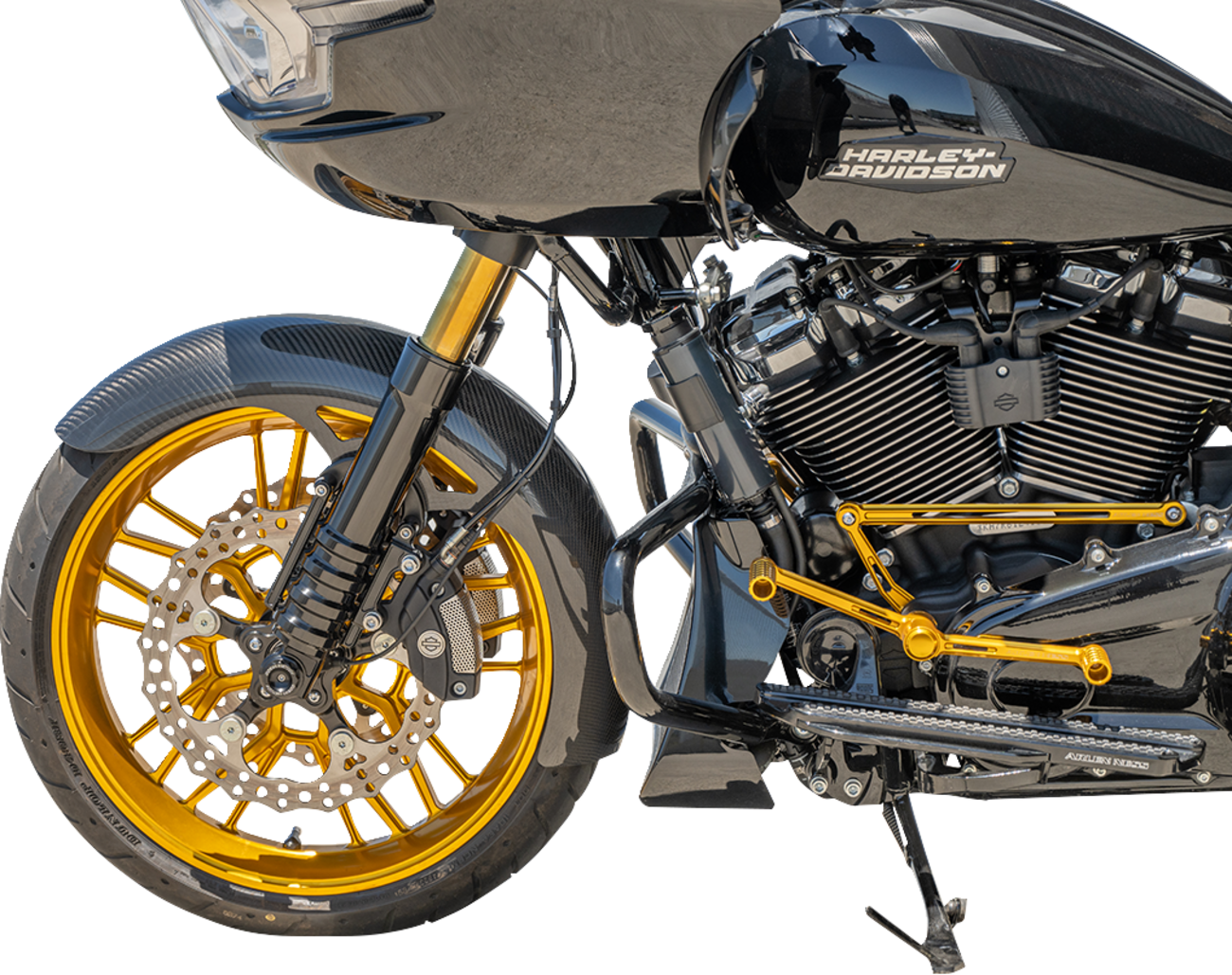 Arlen Ness Black Method No Flex Fork Legs for 2024-2025 Harley Davidson Touring