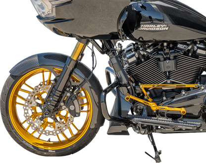 Arlen Ness Black Method No Flex Fork Legs for 2024-2025 Harley Davidson Touring