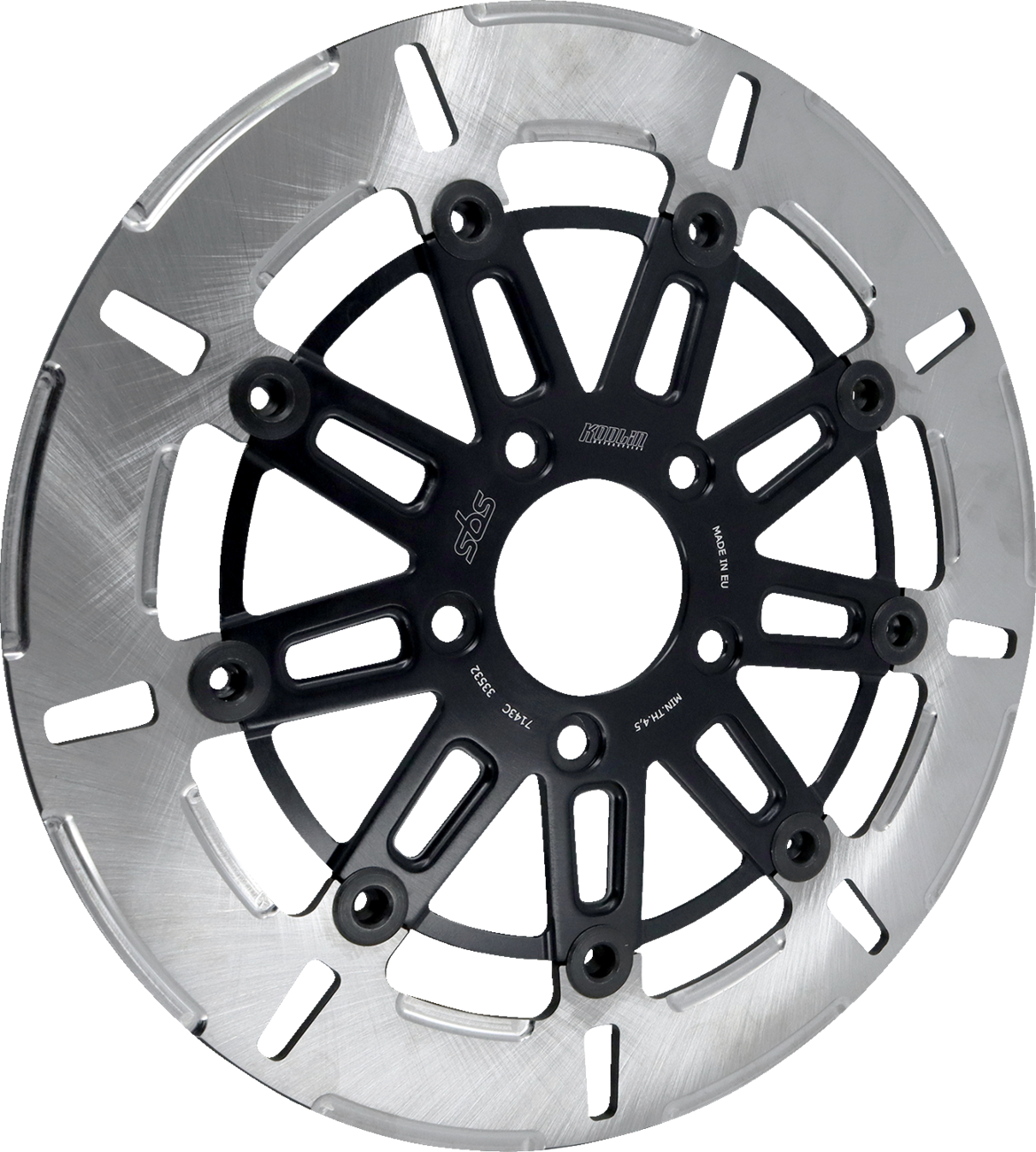 SBS Kodlin 9-Spoke 11.8" Floating Front Brake Rotor for 2018-2026 Harley Softail