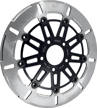 SBS Kodlin 9-Spoke 11.8" Floating Front Brake Rotor for 2018-2026 Harley Softail