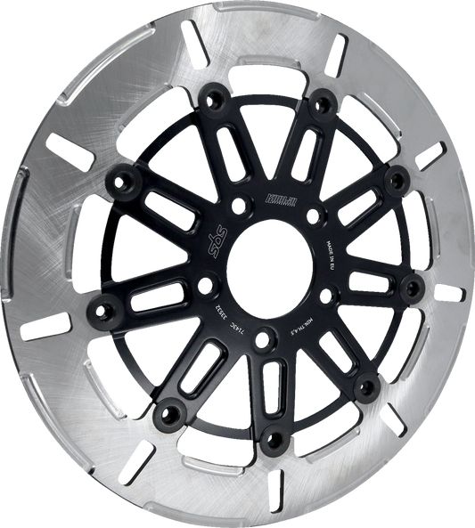 SBS Kodlin 9-Spoke 11.8" Floating Front Brake Rotor for 2018-2026 Harley Softail