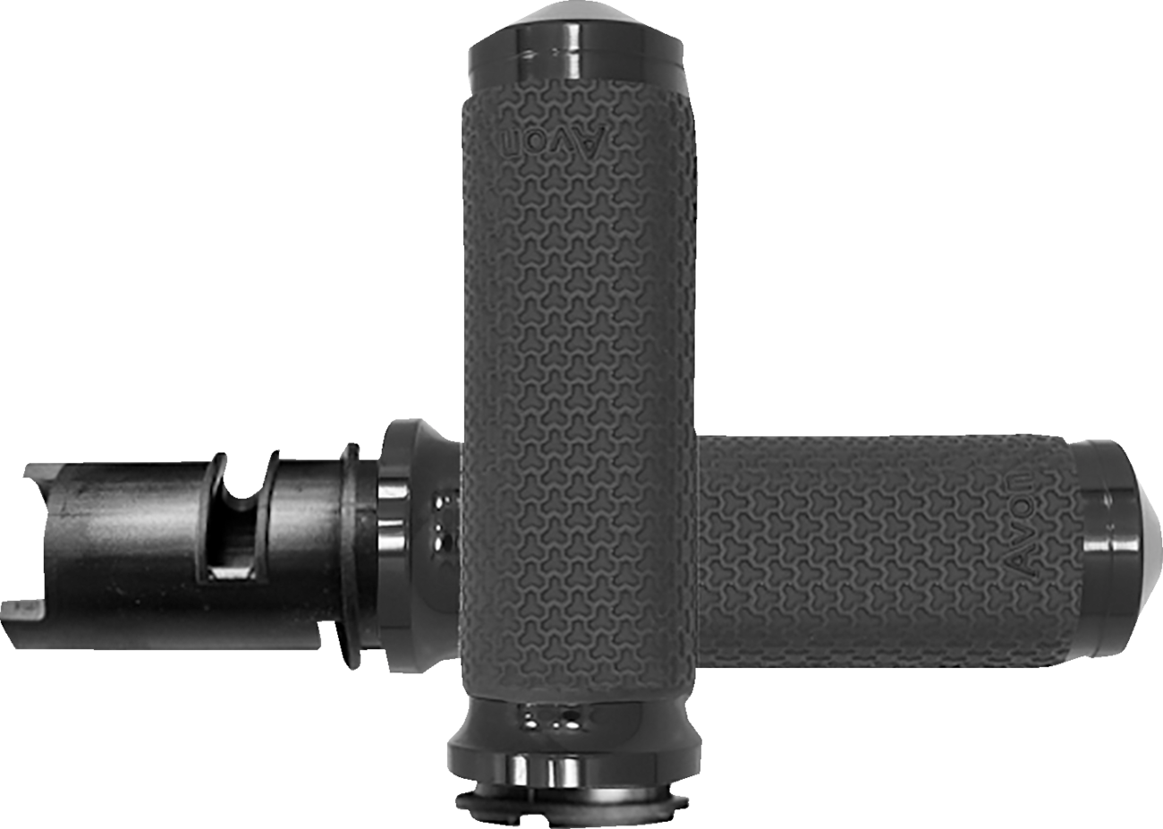 Avon Memory Foam Black TBW Handlebar Grips for 2023-2025 Harley Touring Softail