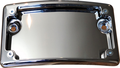 Kodlin Curved Chrome license Plate Kit for 2013-2024 Harley Touring FLHX FLTR