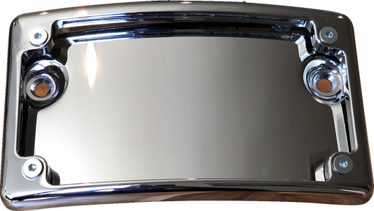 Kodlin Curved Chrome license Plate Kit for 2013-2024 Harley Touring FLHX FLTR
