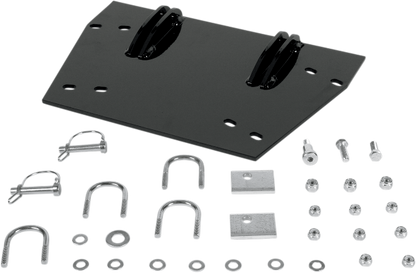 Moose ATV Black Snow Plow Mounting Plate for 2003-2022 Honda TRX650 680 Rincon