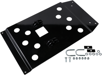 Moose Black Snow Plow Mounting Plate for 97-02 Kawasaki Prairie KVF 400 4x4