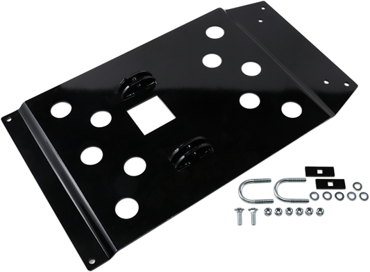 Moose Black Snow Plow Mounting Plate for 97-02 Kawasaki Prairie KVF 400 4x4
